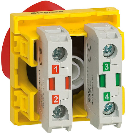 Legrand 076601 Кнопка авар. откл. с ключом