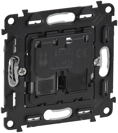 Legrand 753032 VLN Роз 2х RJ11-RJ45 Cat6 UTP