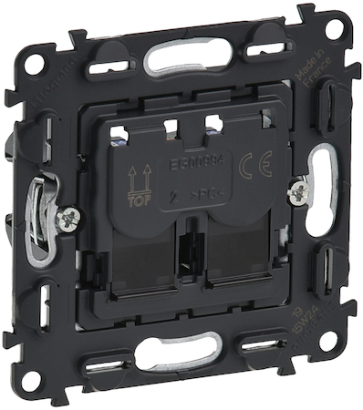 Legrand 753043 VLN Розетка 2х RJ45 Cat6 UTP