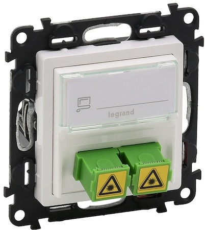 Legrand 753130 VLN-l БЕЛ Роз оптволок 2SC APC