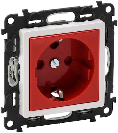 Legrand 753131 VLN-l КРСН Роз 2К+З c/шт,блок