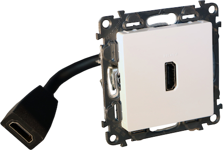 Legrand 753175 VLN-l БЕЛ Роз HDMI с разьемом