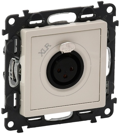 Legrand 753273 VLN-l СЛК Роз XLR 3-п гнездо