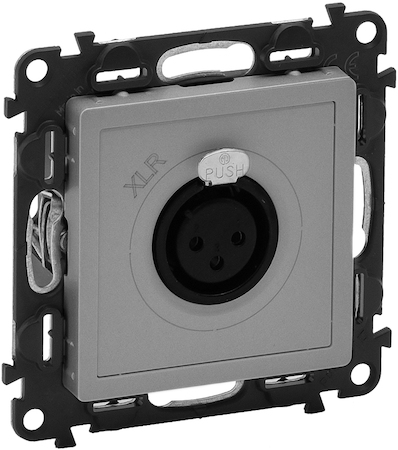 Legrand 753373 VLN-l АЛЮ Роз XLR 3-п гнездо
