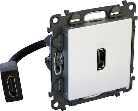 Legrand 753375 VLN-l АЛЮ Роз HDMI с разьемом