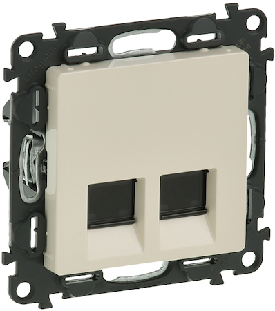 Legrand 753543 VLN-l СЛК Роз 2х RJ45 Cat6 UTP