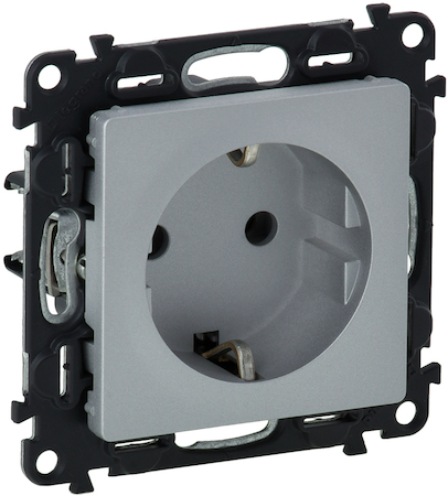 Legrand 753620 VLN-l АЛЮ Розетка 2К+З с/штор