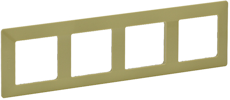 Legrand 754084 VLN-l Лайм Рамка 4-пост