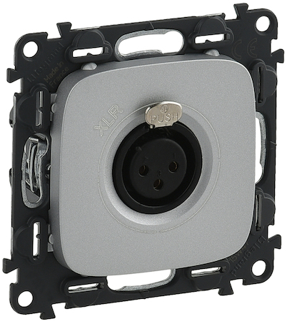 Legrand 754737 VLN-a АЛЮ Роз XLR 3-п гнездо