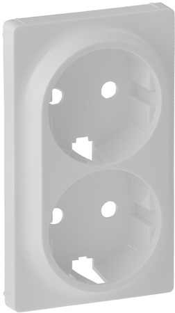 Legrand 754950 VLN-l БЕЛ Накл.Роз 2х2К+З