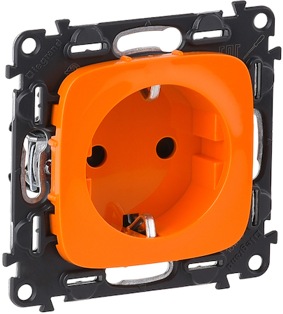 Legrand 754981 VLN-a ОРНЖ Розет 2К+З с/штор