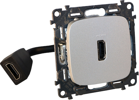 Legrand 755167 VLN-a АЛЮ Роз HDMI с разьемом