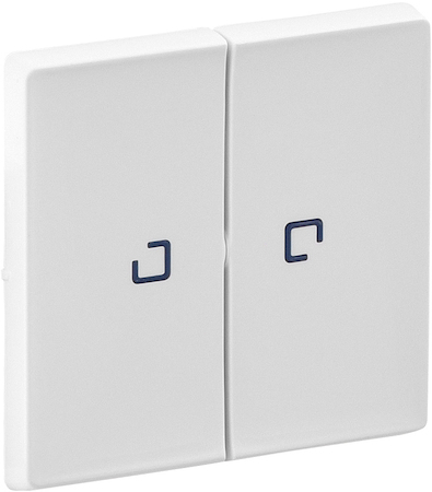 Legrand 755220 VLN-l БЕЛ Клав выкл.2-кл.подсв