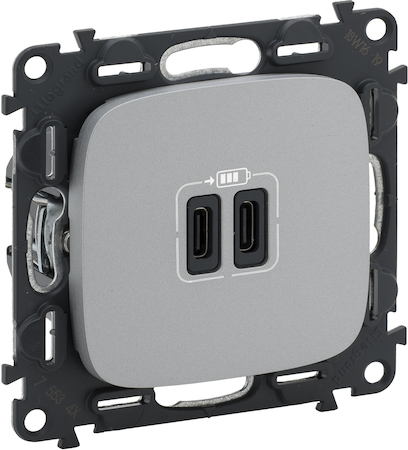 Legrand 755347 Vln-a АЛЮ Зарядка USB C-C