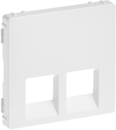 Legrand 755420 VLN-l БЕЛ Накл рз.2х RJ11,RJ45
