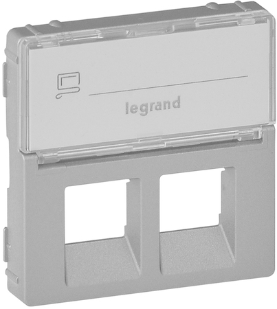 Legrand 755482 VLN-l АЛЮ Накл2х RJ11,RJ45 ндп