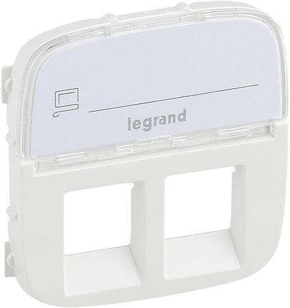 Legrand 755485 VLN-a БЕЛ Нкл 2х RJ11,RJ45 ндп