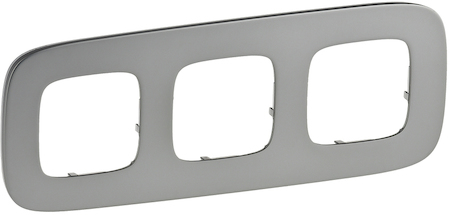 Legrand 755503 VLN-a Полир. сталь Рамка 3П