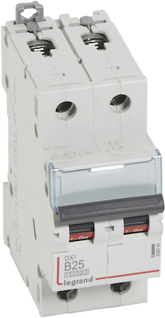 Legrand 408944 Авт.выкл.DX3 2П B25A 10kA/16kA