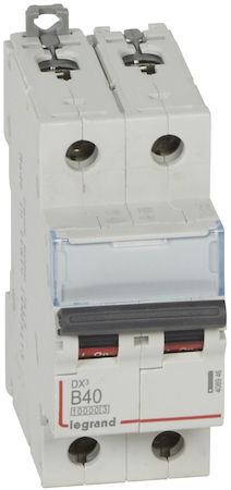 Legrand 408946 Авт.выкл.DX3 2П B40A 10kA/16kA