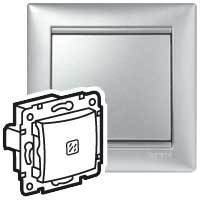 Legrand 770203 Переключатель 2напр 16A подсв АЛМ VLN