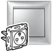 Legrand 770137 Розетка TV-FM-SAT 14dB прох АЛМ VLN