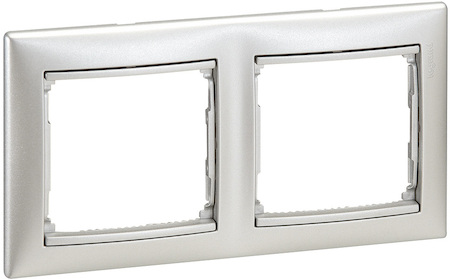 Legrand 694331 Рамка Valena 2поста гор.Алюм