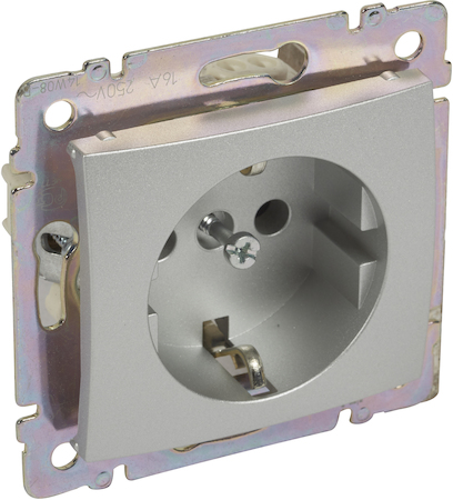 Legrand 770183 Розетка 2К+З авт АЛМ VLN