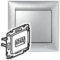 Legrand 694334 Розетка RJ45 Алюм Valena