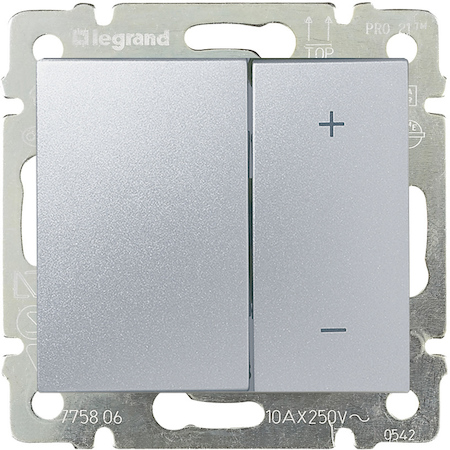 Legrand 770274 Светорегулятор 4кноп 600Вт АЛМ VLN