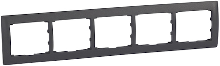 Legrand 771205 Рамка 5п гор Dark Bronze GL