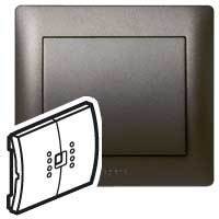 Legrand 771270 Клавиша ДвВыкл Инд DBronz