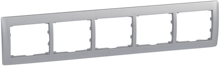 Legrand 771305 Рамка 5п гор Aluminium GL