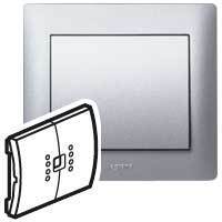 Legrand 771370 Клавиша ДвВыкл Инд Alum
