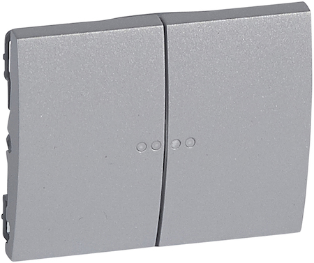 Legrand 771379 G.Life Л.п.д/дв.вкл.с инд alum