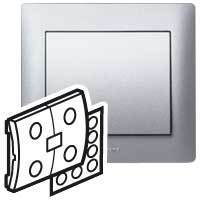 Legrand 771393 G.Life IN ONE -сцен.выкл.ALUM