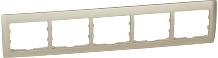 Legrand 771405 Рамка 5п гор Titanium GL