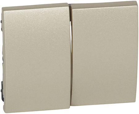 Legrand 771412 Панель лицев 2-выкл TITN GL