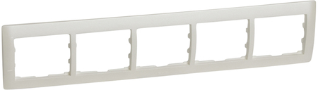Legrand 771505 Рамка 5п гор Pearl GL