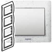 Legrand 771718 Рамка 4п вер Cor.Everest GL