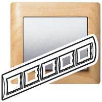 Legrand 771965 Рамка 5п гор Maple GL