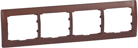 Legrand 771974 Рамка 4п гор Ch.Wood GL