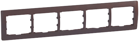 Legrand 771985 Рамка 5п гор Mahogany GL
