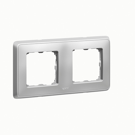 Legrand 773672 Рамка 2п Алюминий Cariva