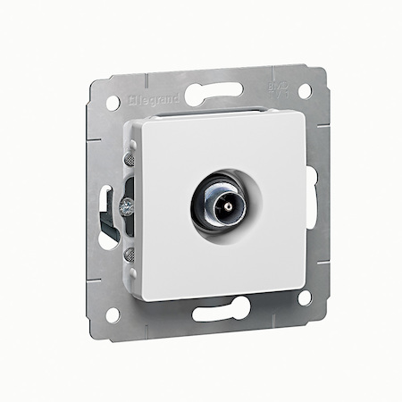 Legrand 695956 Роз. TV простая звезда, бел.