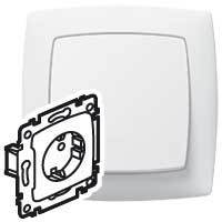 Legrand 774020 Розетка 2К+З БЕЛ SUNO