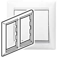 Legrand 774207 Рамка 2X5м Белая Valena