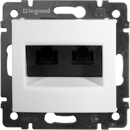 Legrand 774231 ValenaRJ45 UTP кат5е 2в бел зх