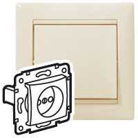 Legrand 695611 Розетка Valena 2К 16А, слоновая кость