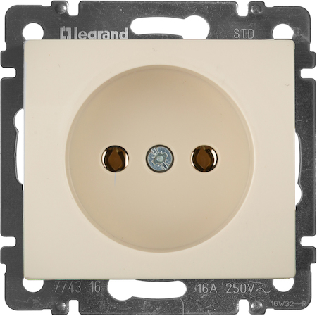 Legrand 774316 Розетка 2К СЛНК VLN